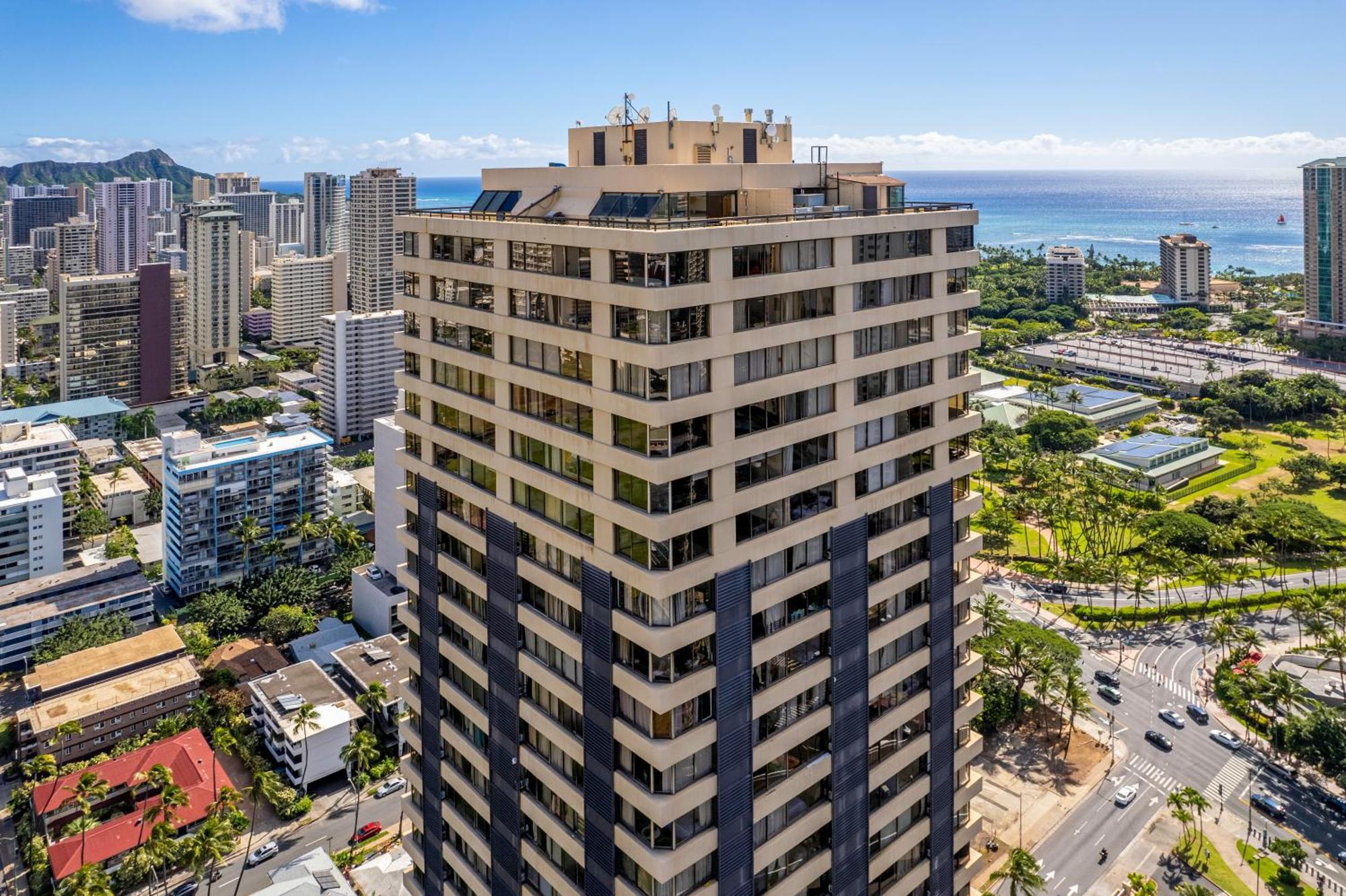 Hawaiian Monarch Penthouse 402 Apartment Honolulu Exterior photo